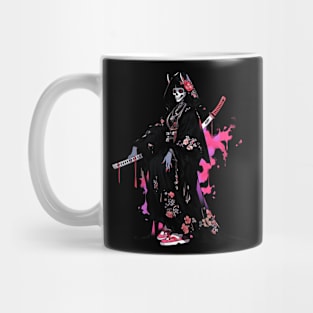 Geisha | Grim Reaper Geisha Skull | Cool Retro Japanese Aesthetic #11 Mug